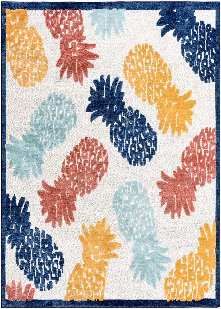 7' 10 x 7' 10 Easy-Clean Belize Indoor / Outdoor Square Rug