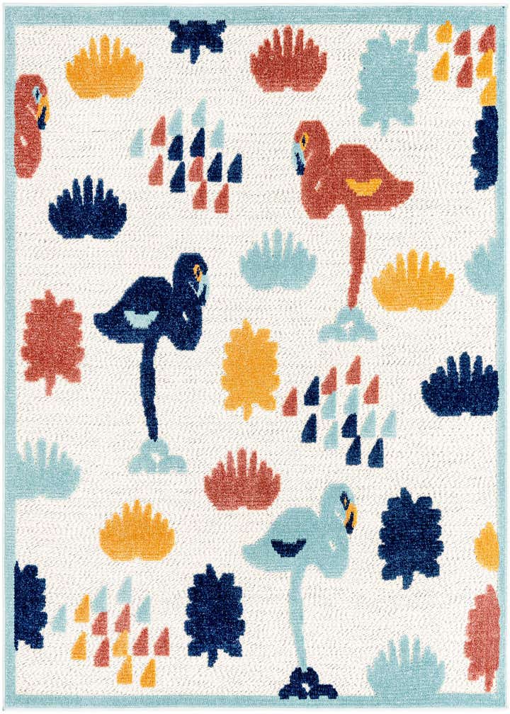 5' 3 x 5' 3 Easy-Clean Belize Indoor / Outdoor Square Rug