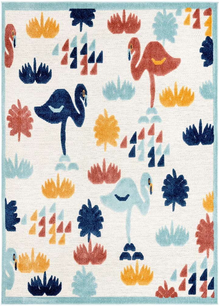 7' 10 x 7' 10 Easy-Clean Belize Indoor / Outdoor Square Rug