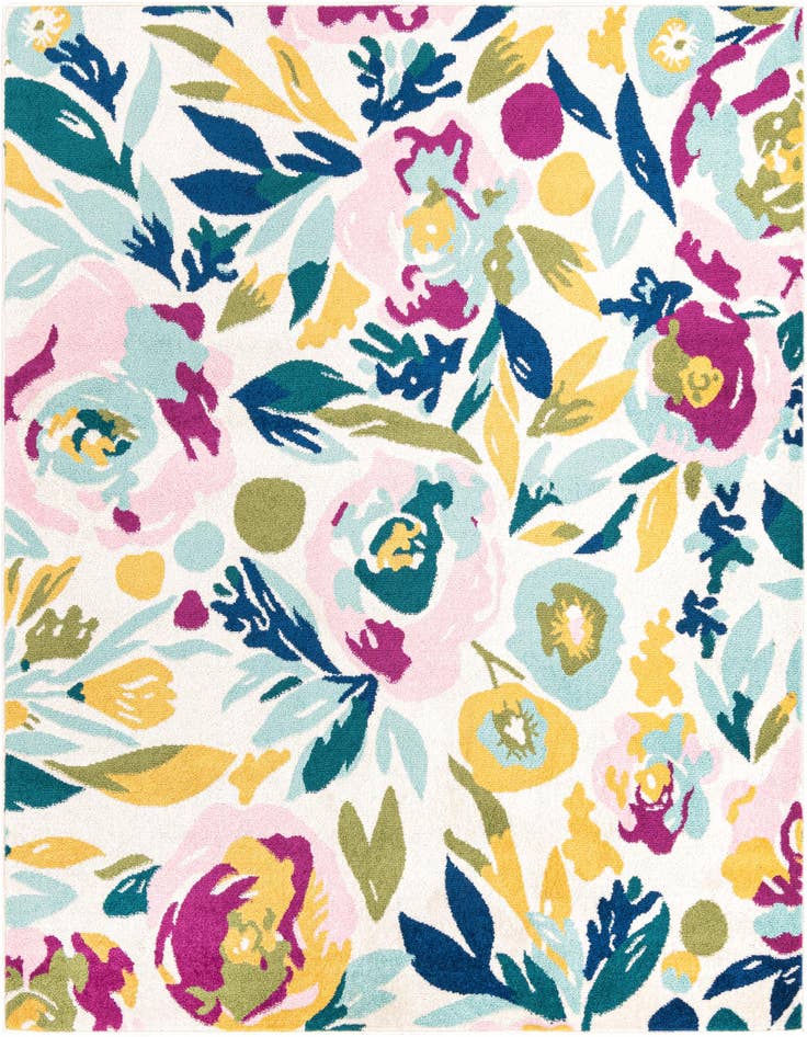Detail image of 7' 10 x 7' 10 Bloom Square Rug
