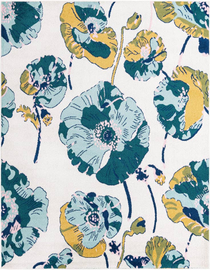 Detail image of 7' 10 x 7' 10 Bloom Square Rug