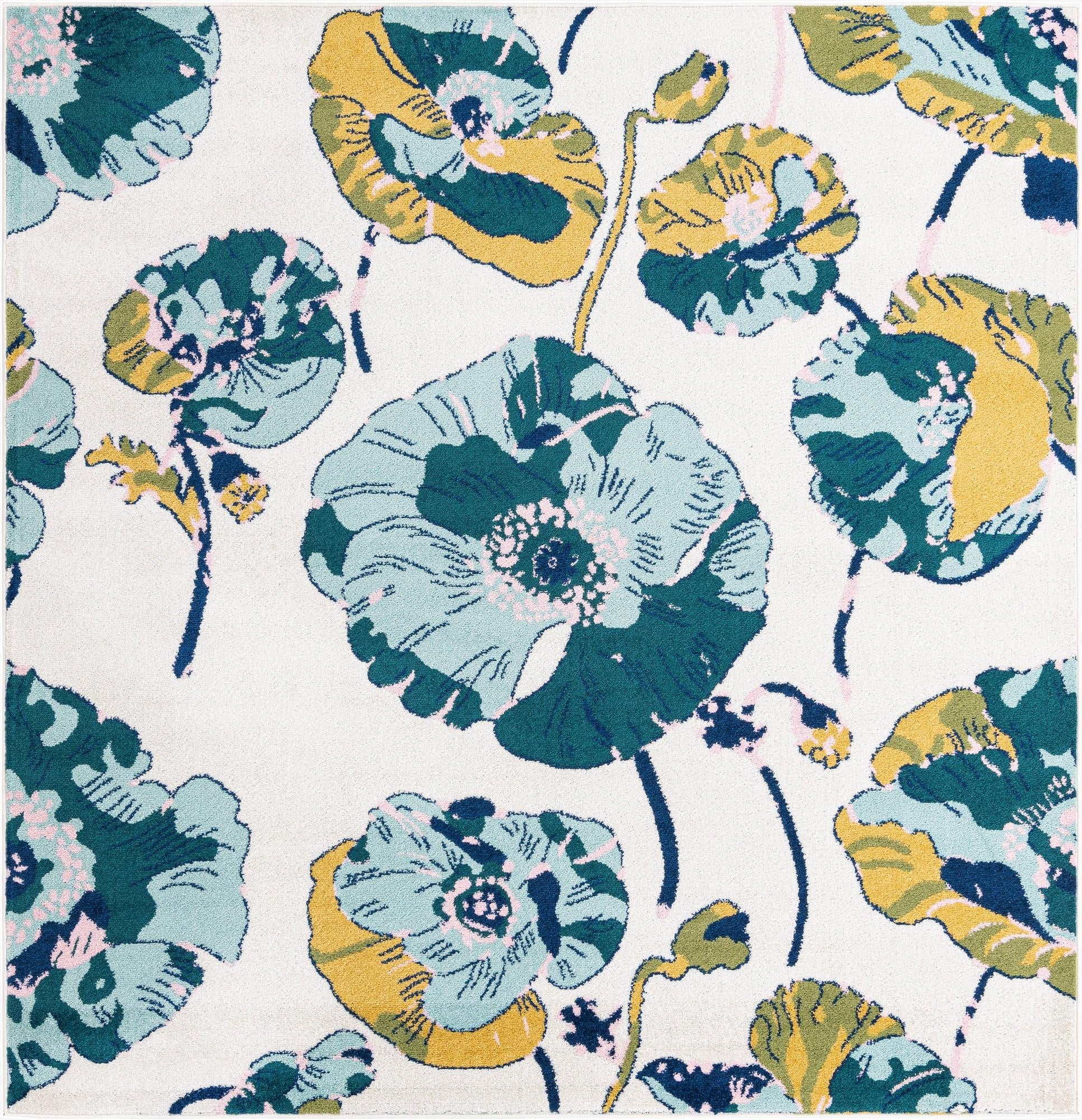 7' 10 x 7' 10 Bloom Square Rug