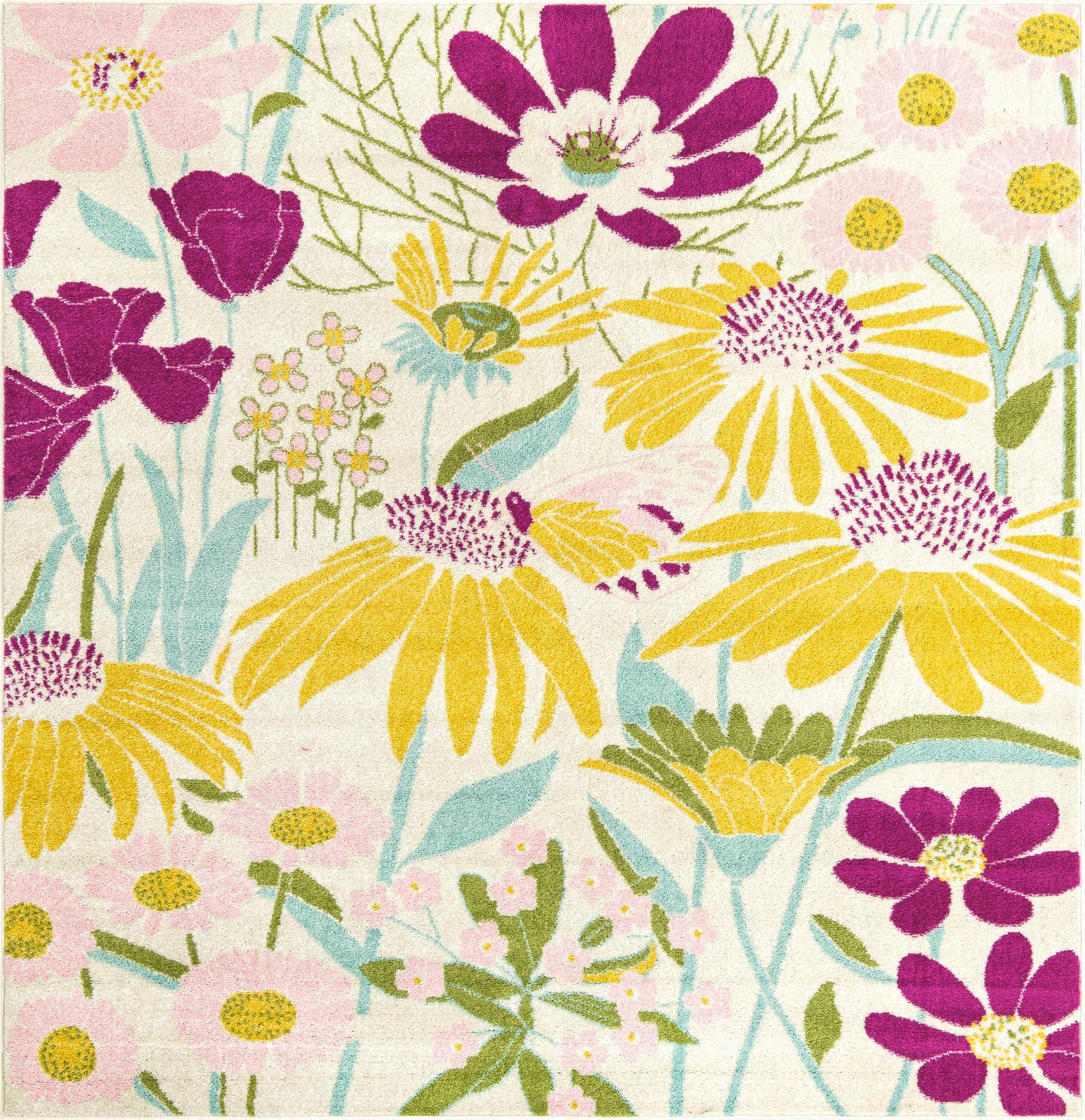 7' 10 x 7' 10 Bloom Square Rug