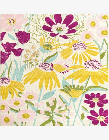 7' 10 x 7' 10 Bloom Square Rug