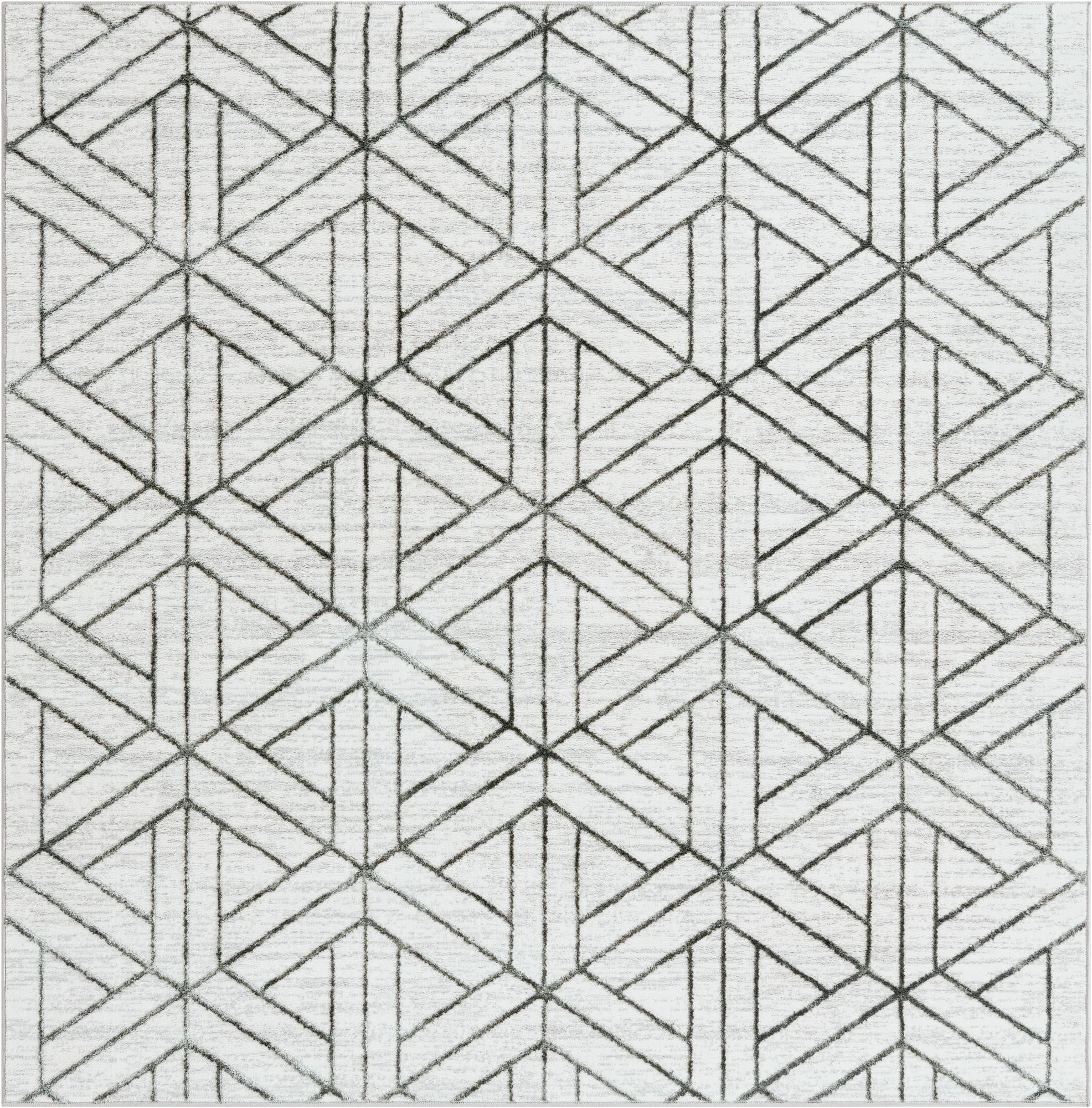 213cm x 213cm Lattice Trellis Square Rug