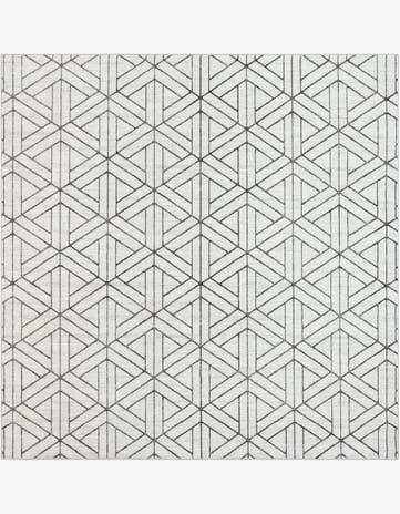 10' x 10' Lattice Trellis Square Rug