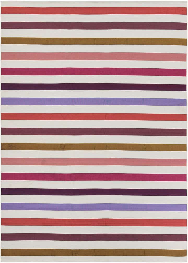 10' x 10' Easy-Clean Ribbon Indoor / Outdoor Square Rug