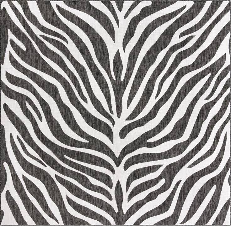Detail image of 10' x 10' Easy-Clean Safari Indoor / Outdoor Square Rug
