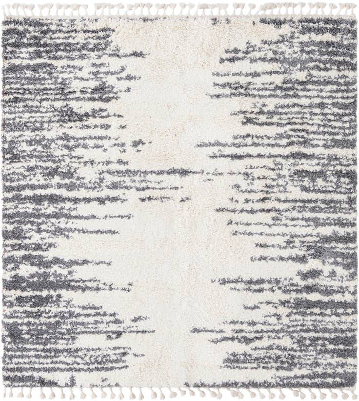 Detail image of 7' 10 x 7' 10 Serenity Shag Square Rug