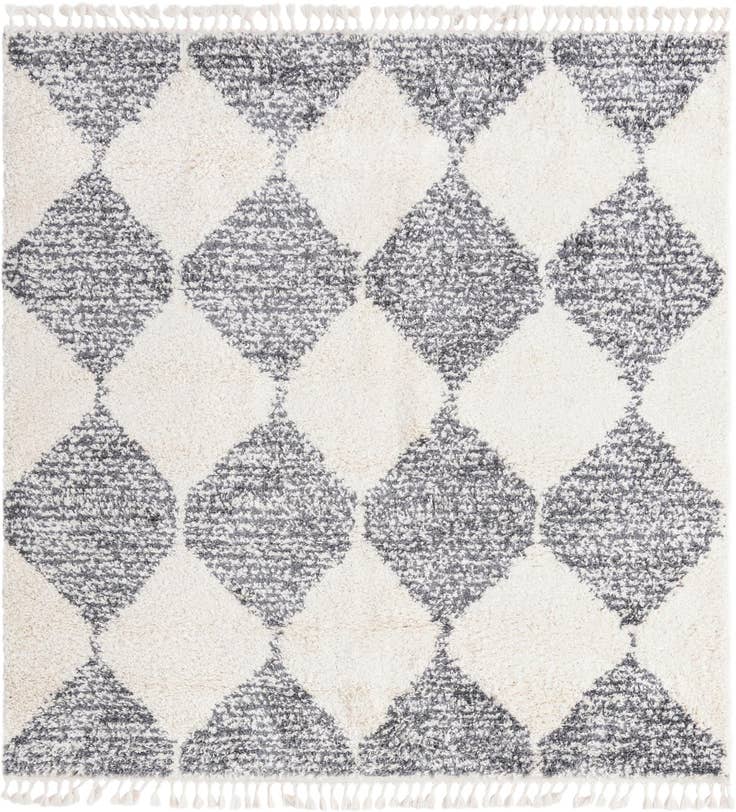 Detail image of 7' 10 x 7' 10 Serenity Shag Square Rug