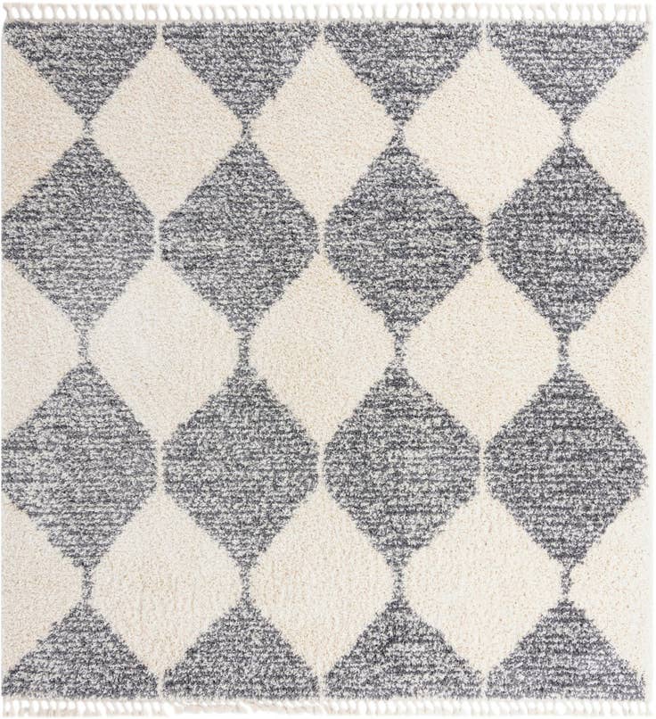 Detail image of 10' x 10' Serenity Shag Square Rug