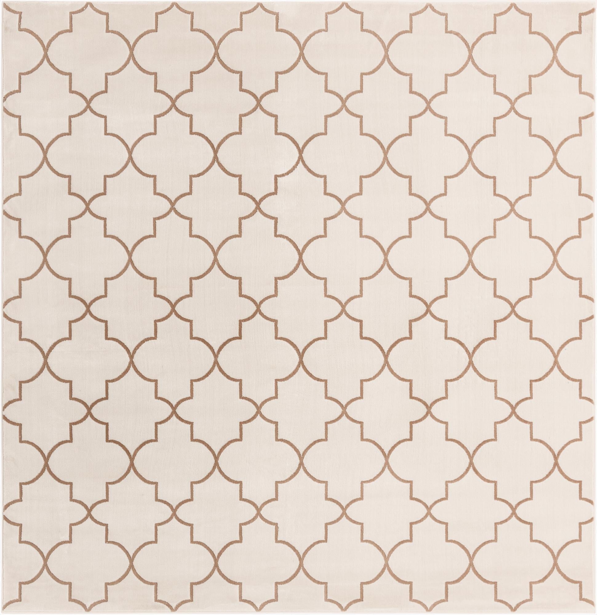 7' 10 x 7' 10 Uptown Lincoln Center Square Rug