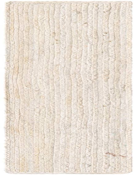 Detail image of 1' 2 x 6' 1  Hand Braided Jute Table Runner Rug