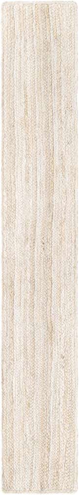 1' 2 x 8' Handmade Braided Jute Table Runner Rug