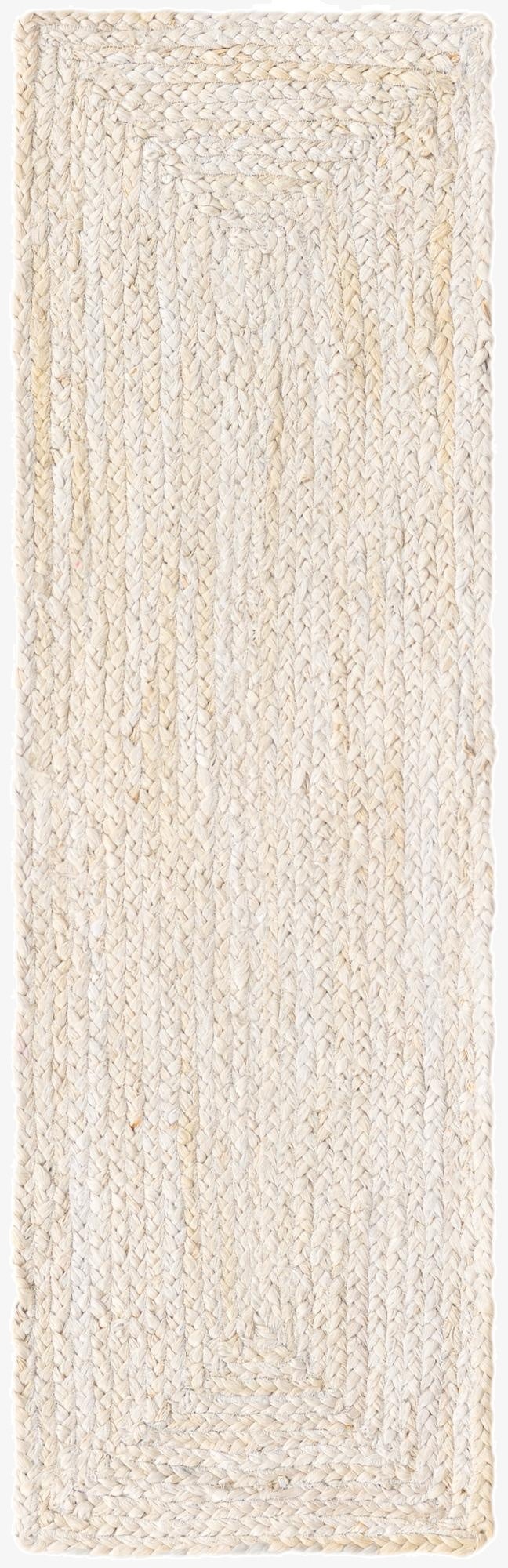 Primary image 1' 2 x 4' 1  Hand Braided Jute Table Runner Rug