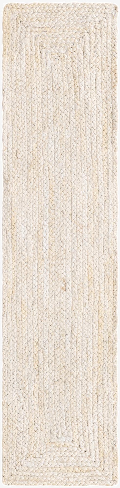 35cm x 155cm  Hand Braided Jute Camino de mesa Alfombra