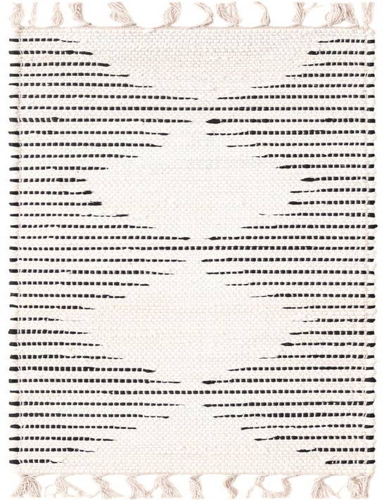 Detail image of 1' 2 x 4' Chindi Cotton Table Runner Rug