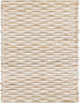 Detail image of 1' 2 x 10' Hand Woven Chindi Jute Table Runner Rug
