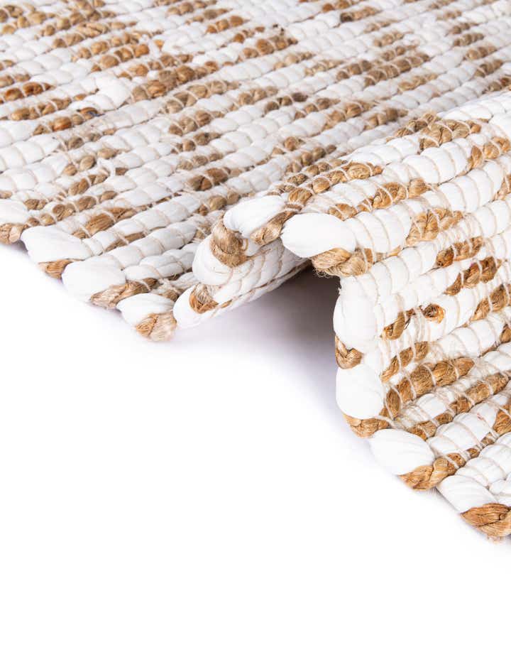 35cm x 245cm Handgeweven Chindi Jute Tafelloper Vloerkleed
