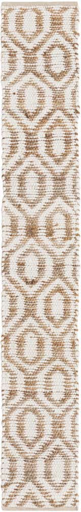 35cm x 245cm Handgeweven Chindi Jute Tafelloper Vloerkleed