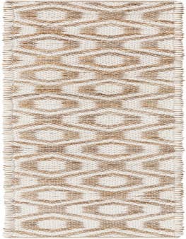 Detail image of 1' 2 x 10' Hand Woven Chindi Jute Table Runner Rug