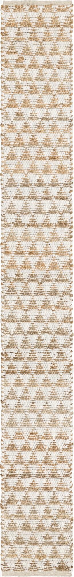 1' 2 x 10'  Hand Woven Chindi Jute Table Runner Rug