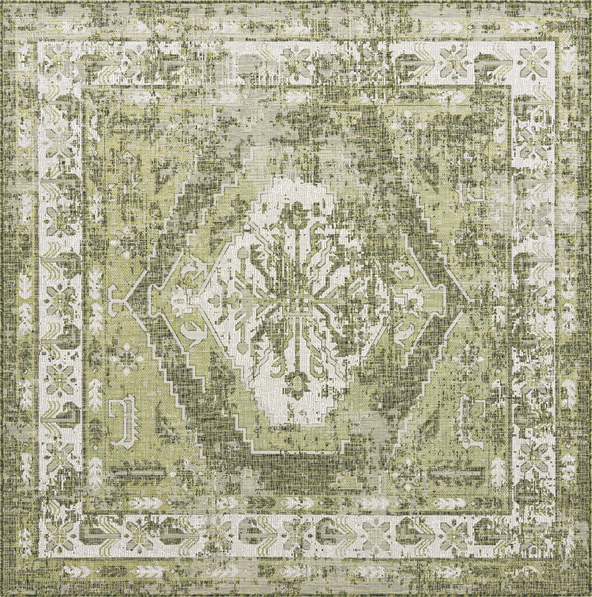 Wylie · Border Outdoor Rug, green