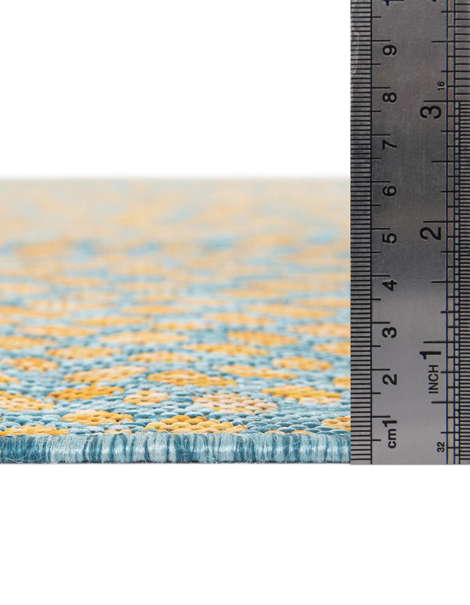 5' 3 x 8' Easy-Clean Jill Zarin Cape Town Indoor / Outdoor Oval Rug
