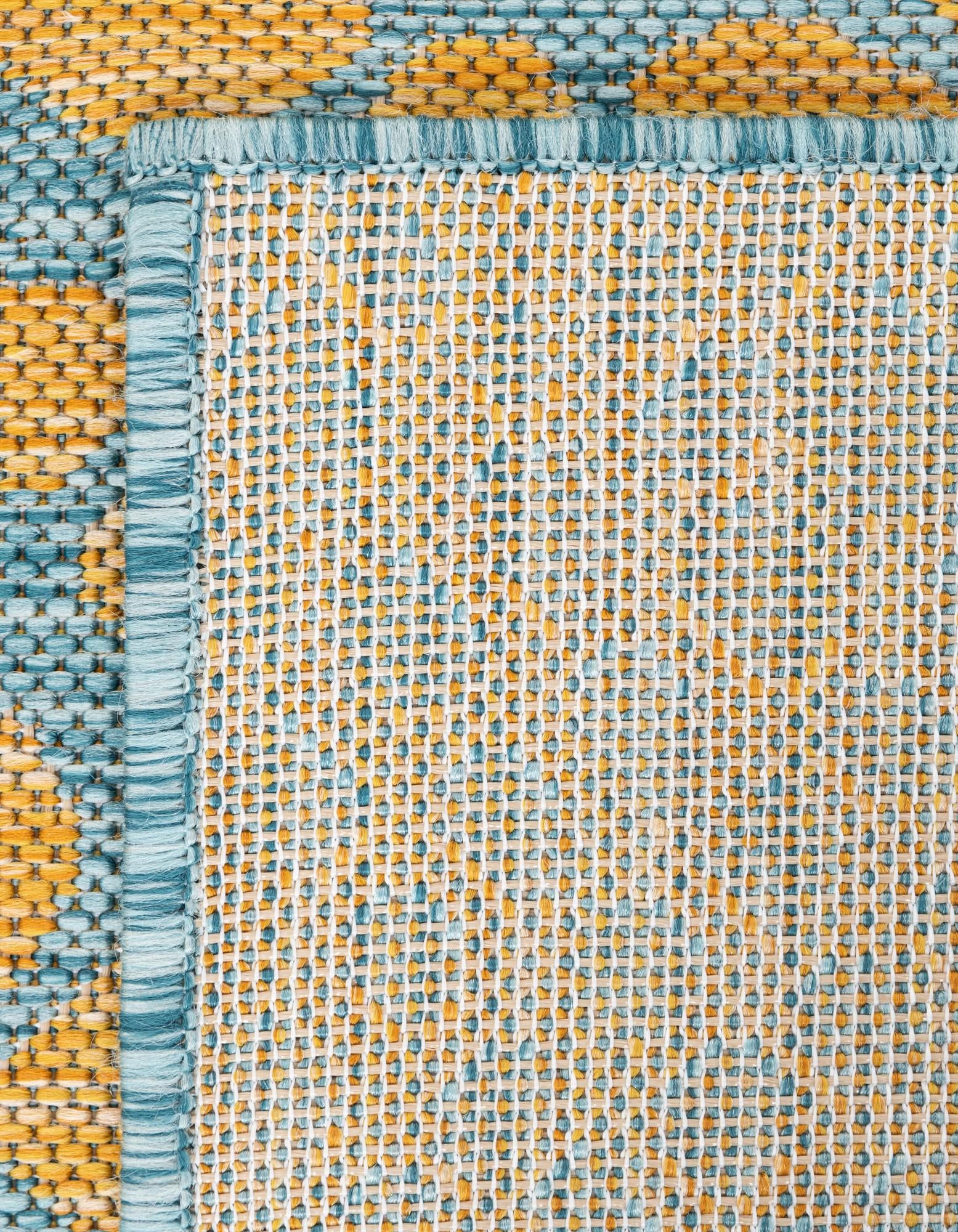 5' 3 x 8' Easy-Clean Jill Zarin Cape Town Indoor / Outdoor Oval Rug