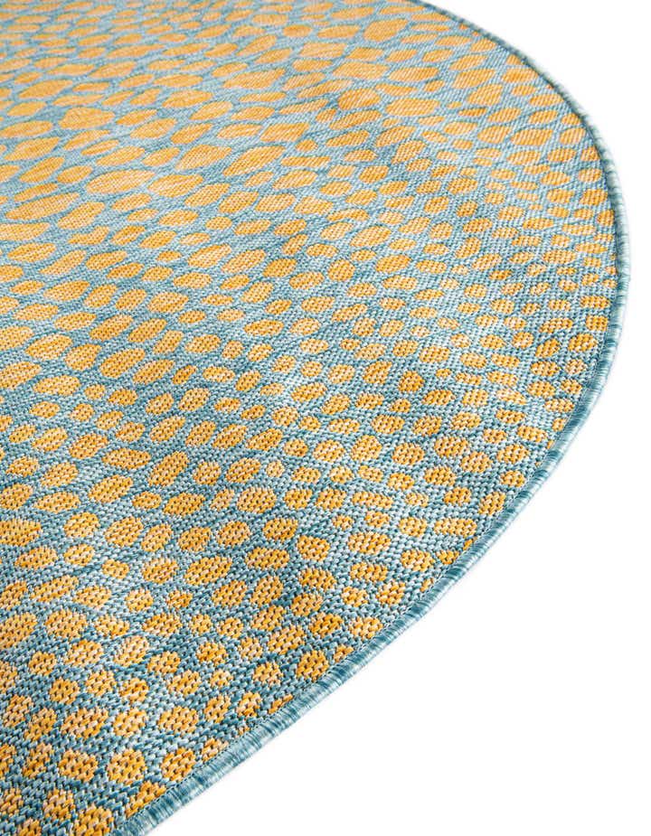 5' 3 x 8' Easy-Clean Jill Zarin Cape Town Indoor / Outdoor Oval Rug