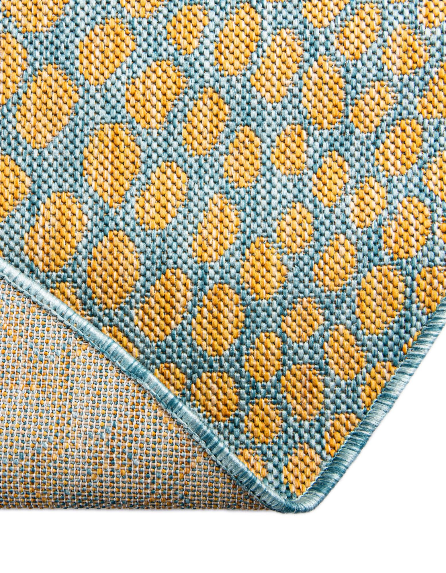 5' 3 x 8' Easy-Clean Jill Zarin Cape Town Indoor / Outdoor Oval Rug