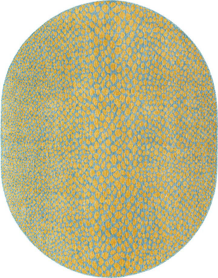 7' 10 x 10' Easy-Clean Jill Zarin Cape Town Indoor / Outdoor Oval Rug