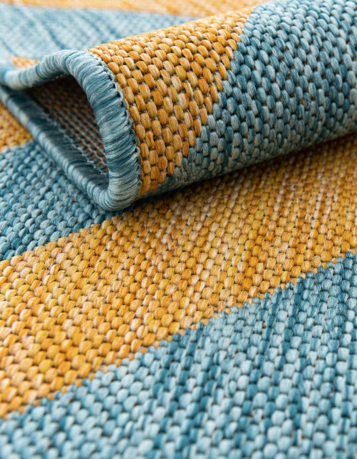 Detail image of 5' 3 x 8'  Washable Jill Zarin Napa Indoor / Outdoor Oval Rug