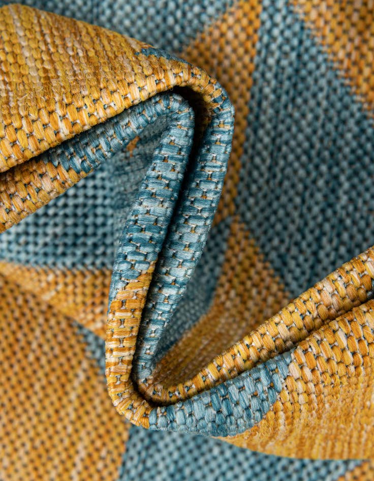 Detail image of 5' 3 x 8'  Washable Jill Zarin Napa Indoor / Outdoor Oval Rug