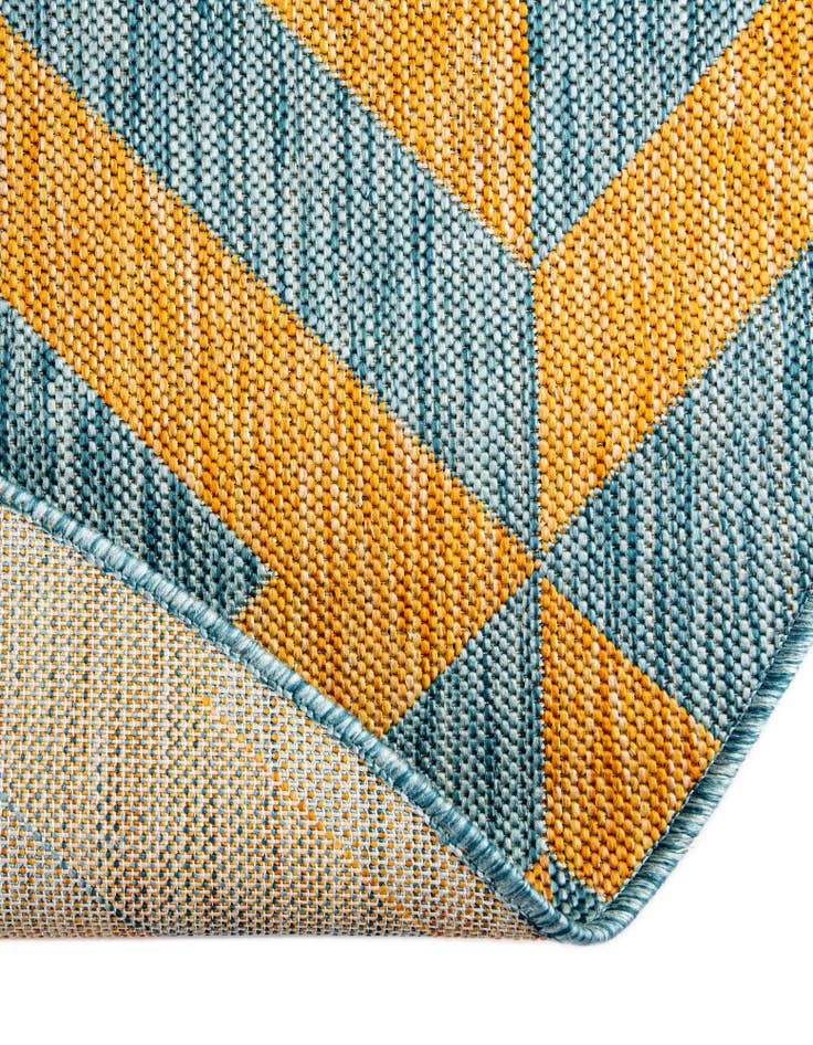 Detail image of 5' 3 x 8'  Washable Jill Zarin Napa Indoor / Outdoor Oval Rug