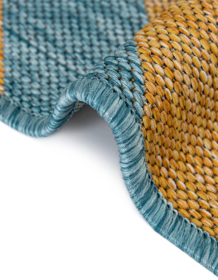 Detail image of 5' 3 x 8'  Washable Jill Zarin Napa Indoor / Outdoor Oval Rug