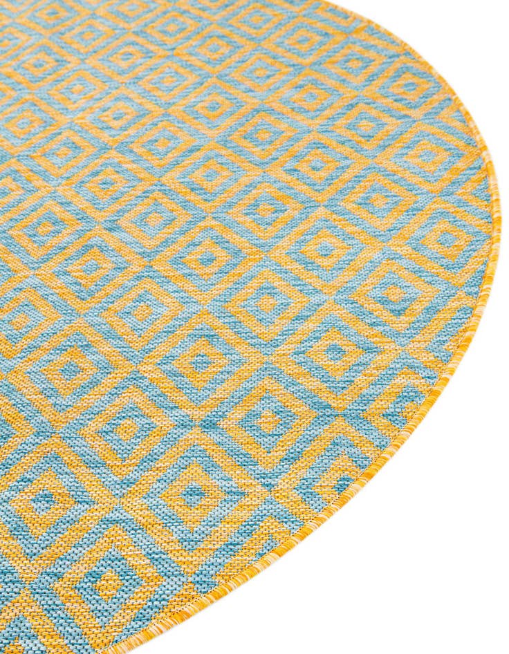 Detail image of 5' 3 x 8' Easy-Clean Jill Zarin Costa Rica Indoor / Outdoor Oval Rug