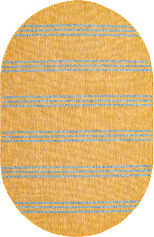 Detail image of 5' 3 x 8' Easy-Clean Jill Zarin Anguilla Indoor / Outdoor Oval Rug