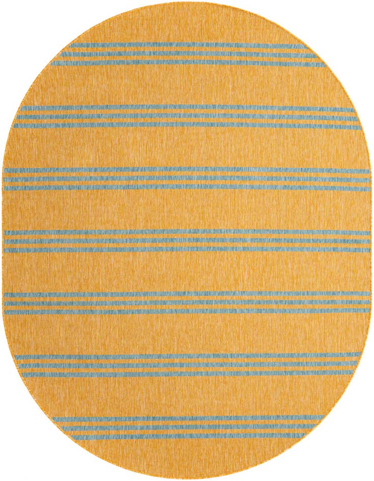 Detail image of 7' 10 x 10' Easy-Clean Jill Zarin Anguilla Indoor / Outdoor Oval Rug