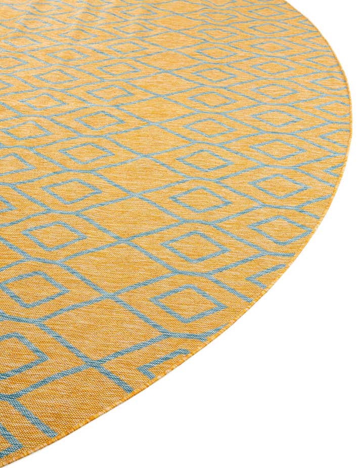 7' 10 x 10' Easy-Clean Jill Zarin Turks and Caicos Indoor / Outdoor Oval Rug