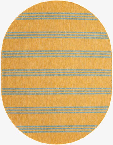7' 10 x 10' Easy-Clean Jill Zarin Anguilla Indoor / Outdoor Oval Rug