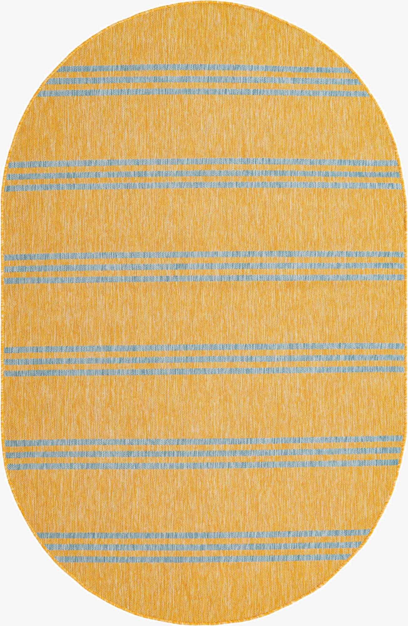 5' 3 x 8'  Washable Jill Zarin Anguilla Indoor / Outdoor Oval Rug