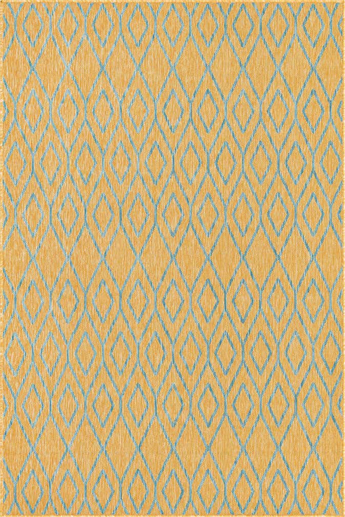 5' 3 x 8' Easy-Clean Jill Zarin Turks and Caicos Indoor / Outdoor Rug