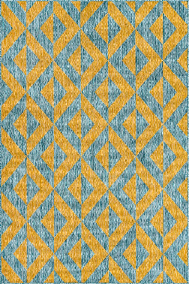 Detail image of 5' 3 x 8' Easy-Clean Jill Zarin Napa Indoor / Outdoor Rug