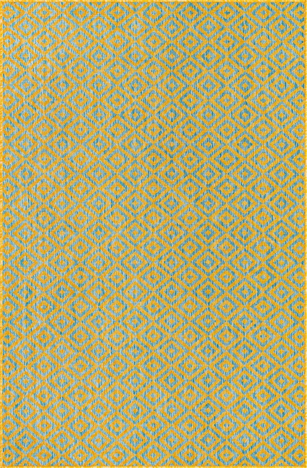 Detail image of 5' 3 x 8' Easy-Clean Jill Zarin Costa Rica Indoor / Outdoor Rug