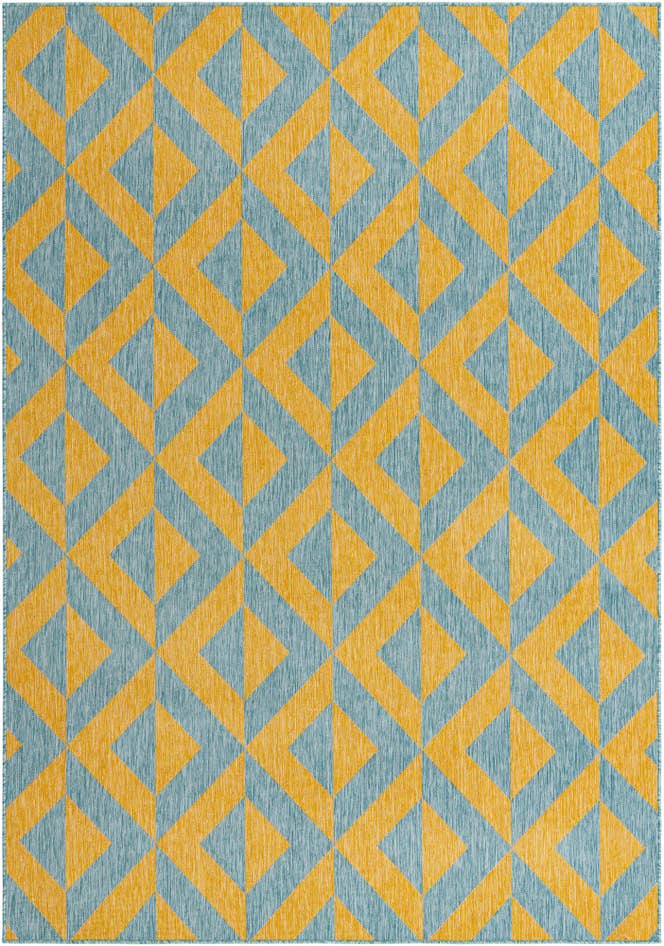 Detail image of 7' 10 x 10' Easy-Clean Jill Zarin Napa Indoor / Outdoor Rug