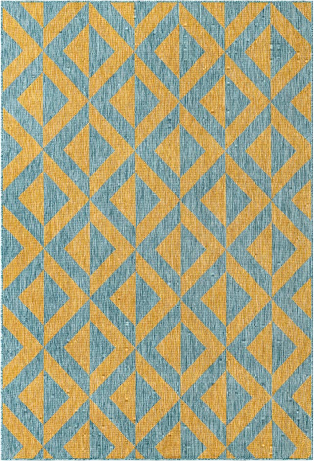 Detail image of 6' x 9' Easy-Clean Jill Zarin Napa Indoor / Outdoor Rug