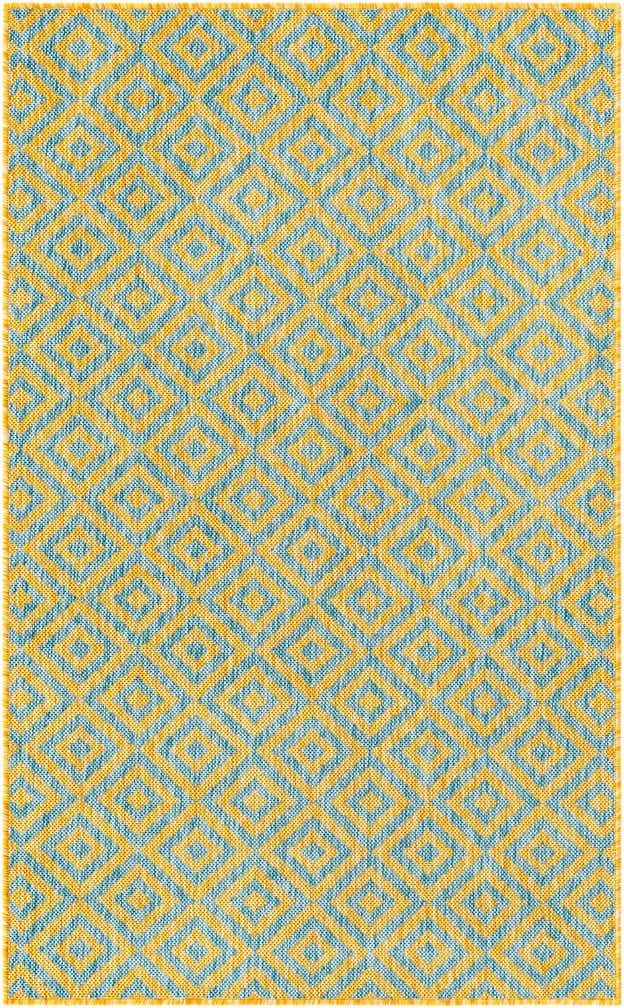 3' x 5' 3 Easy-Clean Jill Zarin Costa Rica Indoor / Outdoor Rug