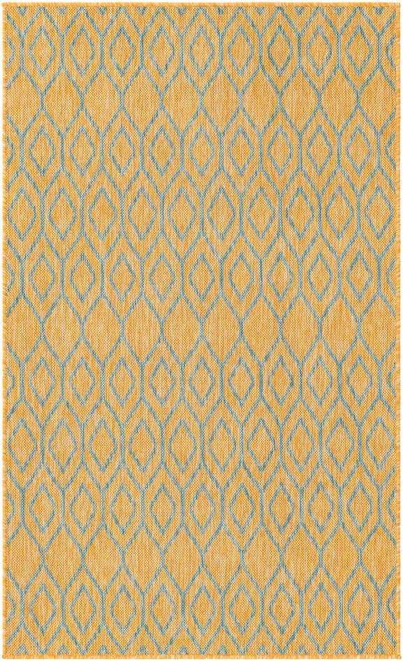 Detail image of 3' x 5' 3 Easy-Clean Jill Zarin Turks and Caicos Indoor / Outdoor Rug