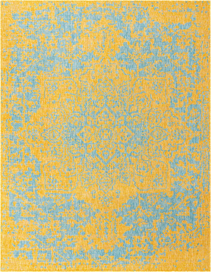 Detail image of 9' x 12' Easy-Clean Jill Zarin Dubai Indoor / Outdoor Rug